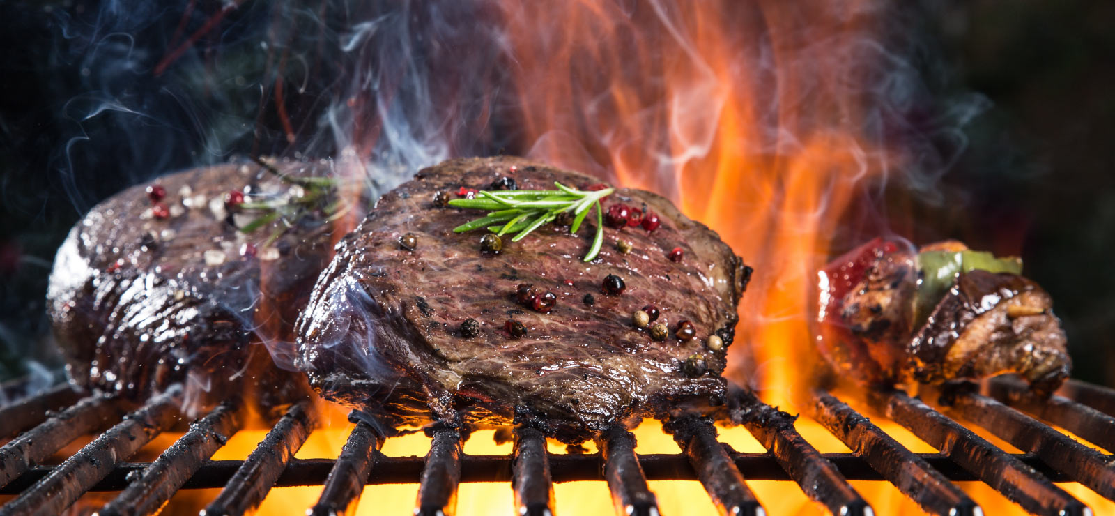 Steak on a grill